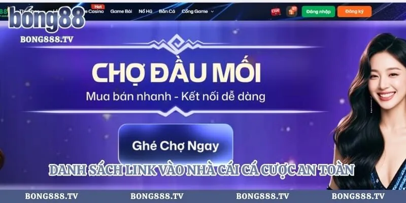 Danh sách link vào nhà cái cá cược an toàn cho người chơi